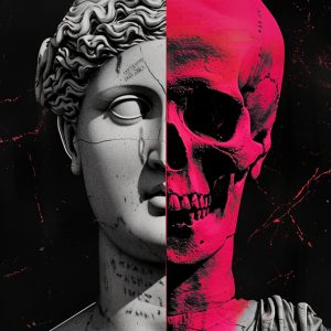 Half statue - Πίνακας σε καμβά
