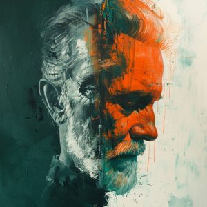 Halfman - Πίνακας σε καμβά
