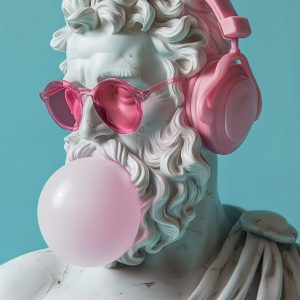 Hipster Plato - Πίνακας σε καμβά