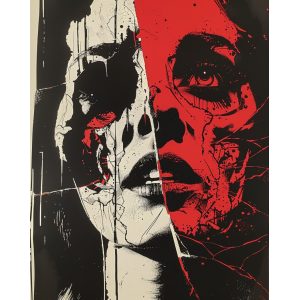 Horror face - Πίνακας σε καμβά