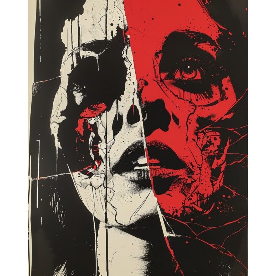 Horror face - Πίνακας σε καμβά