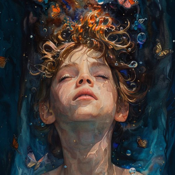 In the water - Πίνακας σε καμβά
