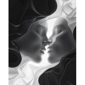Kissing - Πίνακας σε καμβά