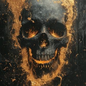 Lava effect - Πίνακας σε καμβά Lava effect - Πίνακας σε καμβά