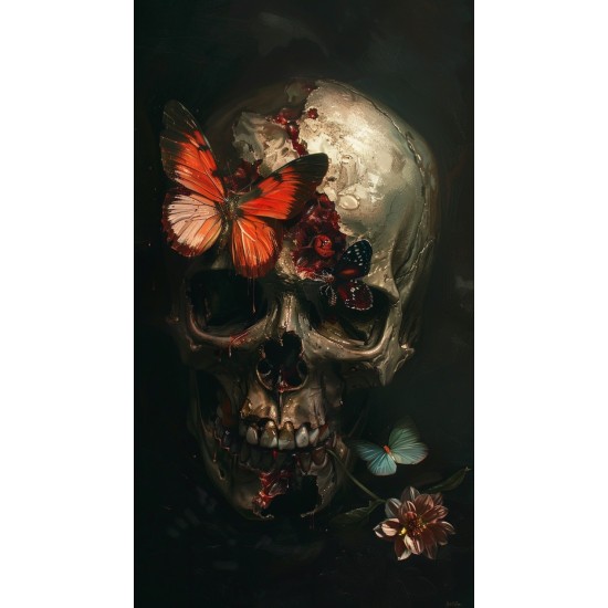 Life skull - Πίνακας σε καμβά - Πίνακας σε καμβά Κάδρα / Καμβάδες
