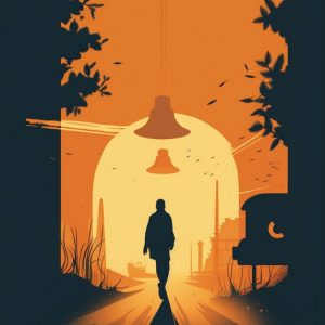 Lonely road - Πίνακας σε καμβά Lonely road - Πίνακας σε καμβά