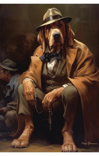 Mafia dog - Πίνακας σε καμβά