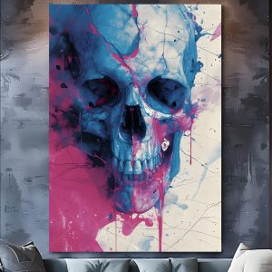 Marble skull - Πίνακας σε καμβά