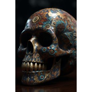 Mexican skull - Πίνακας σε καμβά Mexican skull - Πίνακας σε καμβά