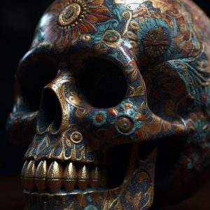 Mexican skull - Πίνακας σε καμβά