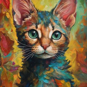 Qute cat - Πίνακας σε καμβά