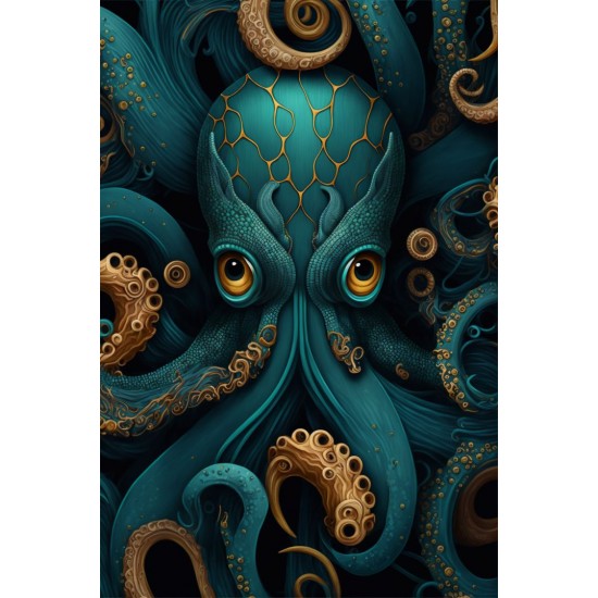 Octopus - Πίνακας σε καμβά Κάδρα / Καμβάδες