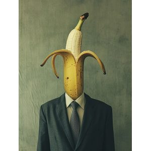 Open banana - Πίνακας σε καμβά