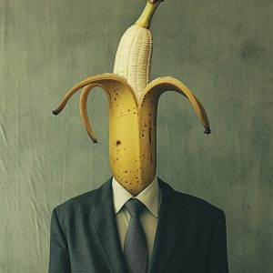 Open banana - Πίνακας σε καμβά