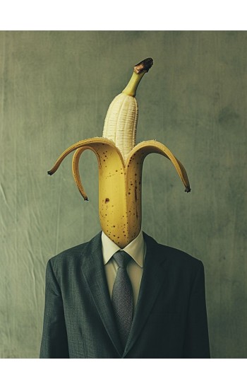 Open banana - Πίνακας σε καμβά