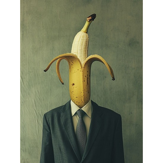Open banana - Πίνακας σε καμβά