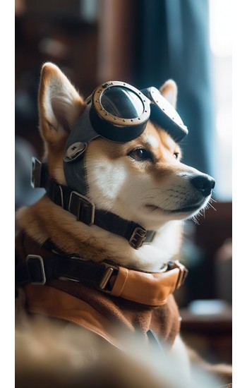 Pilot dog - Πίνακας σε καμβά