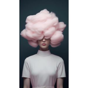 Pink cloud- Πίνακας σε καμβά