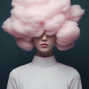 Pink cloud- Πίνακας σε καμβά