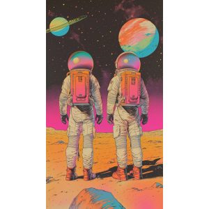 Planet love - Πίνακας σε καμβά Planet love - Πίνακας σε καμβά