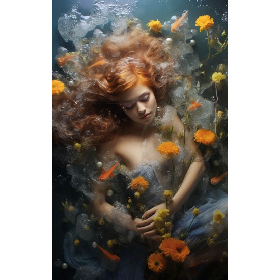 Red hair passion - Πίνακας σε καμβά