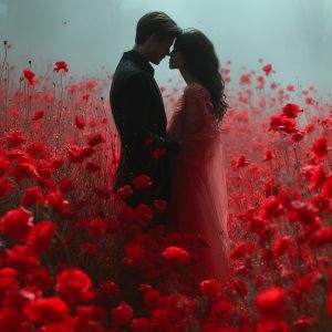Red passion - Πίνακας σε καμβά