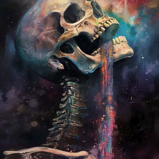 Skeleton - Πίνακας σε καμβά