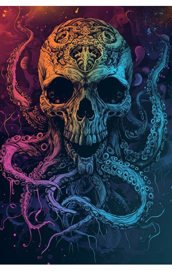 Squid skull - Πίνακας σε καμβά