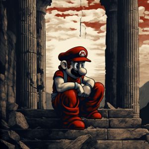 Super Mario - Πίνακας σε καμβά