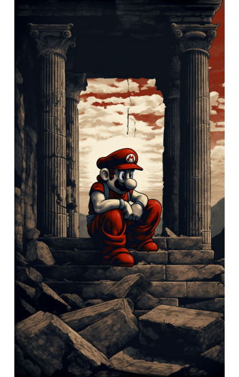 Super Mario - Πίνακας σε καμβά