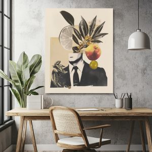 Surrealist collage - Πίνακας σε καμβά