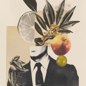 Surrealist collage - Πίνακας σε καμβά
