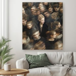 Surrounded by people - Πίνακας σε καμβά