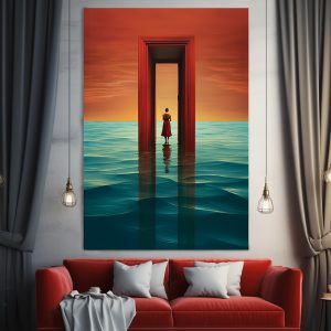 The gate - Πίνακας σε καμβά The gate - Πίνακας σε καμβά