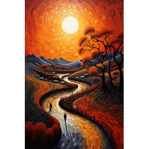 The road - Πίνακας σε καμβά The road - Πίνακας σε καμβά