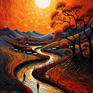 The road - Πίνακας σε καμβά