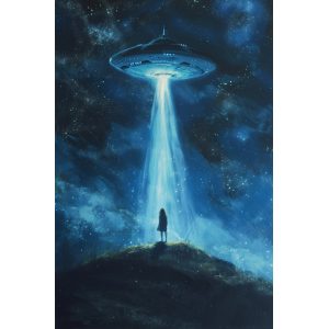 Ufo beam - Πίνακας σε καμβά