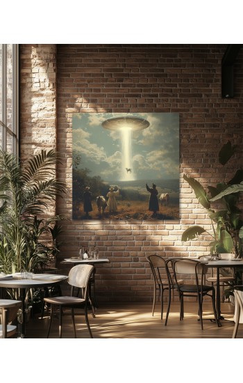 Ufo kidnaping - Πίνακας σε καμβά