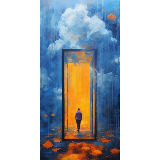 Utopia walk - Πίνακας σε καμβά