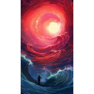 Walking on the waves 2 - Πίνακας σε καμβά