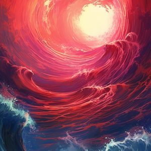 Walking on the waves 2 - Πίνακας σε καμβά
