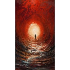 Walking on the waves - Πίνακας σε καμβά