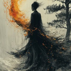 Worrior geisa - Πίνακας σε καμβά Worrior geisa - Πίνακας σε καμβά