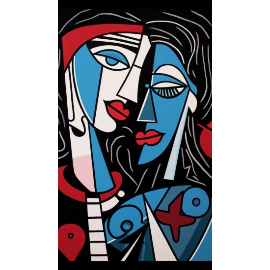 Drunken flirting - Πίνακας σε καμβά