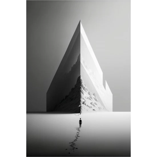 White mountain 2 - Πίνακας σε καμβά