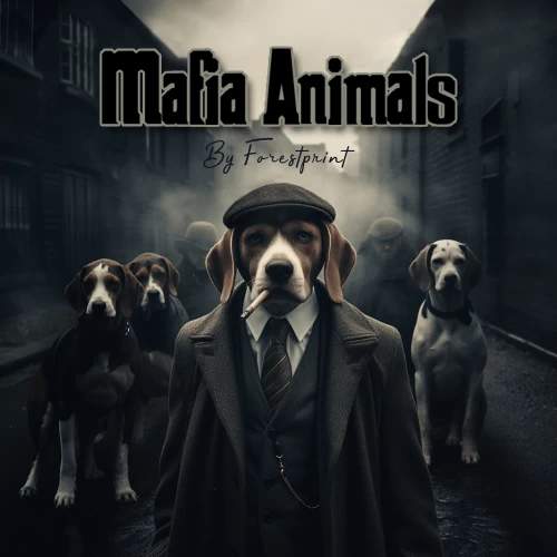 Mafia Animals, πίνακες σε καμβά - forestprint.gr