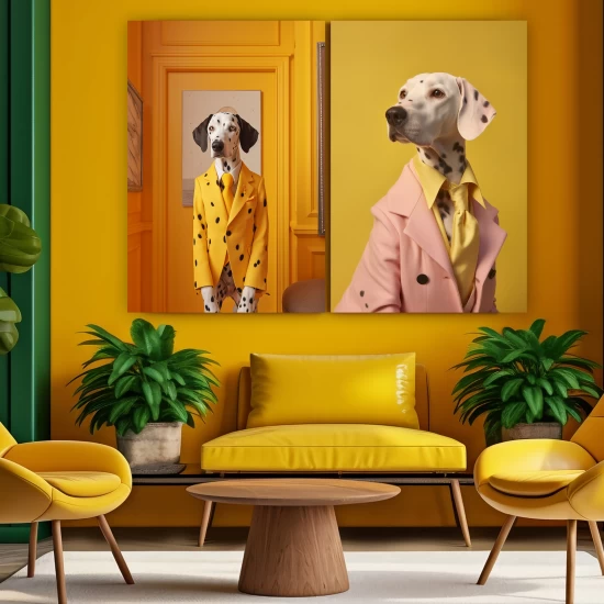 Dalmatian elegance - Πίνακας σε καμβά