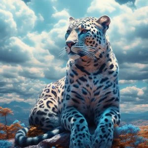 Leopard queen - Πίνακας σε καμβά