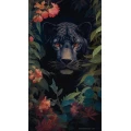 Panther in the jungle - Πίνακας σε καμβά