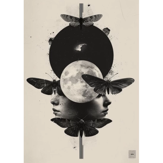 Night butterfly - Πίνακας σε καμβά